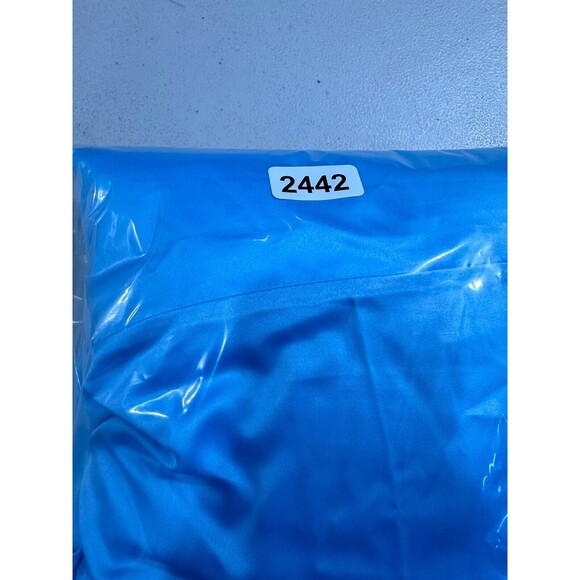 B. Darlin Maxi Slit Dress Sleeveless Women 7/8 Blue Cinderella Wedding‎ Guest - Picture 11 of 11